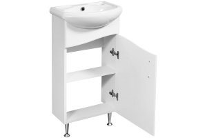 Тумба под раковину Stella Polar Волна Азов 40 белый - 3