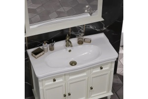 Тумба для комплекта Opadiris Кантара 105 слоновая кость - 3