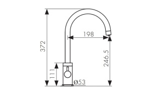Смеситель Kaiser Merkur 26744 для кухонной мойки, хром - 2