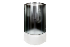 Душевая кабина Deto B 100х100 хром (B10BLACK)