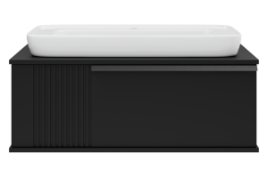 Тумба под раковину Brevita Savoy 90 черный (SAV-09090-0301Я)