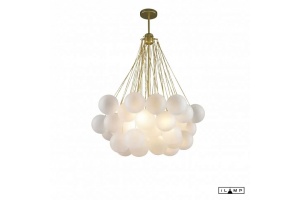 Люстра на штанге iLamp Globe 10099P/3-D800 GL-WH