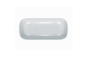 Ванна из литьевого мрамора Kolpa San Gloria 180х80 черно-белая