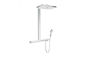 27029400 HG Rainmaker Select 460 3jet Showerpipe EcoSmart душевая система белый/хром