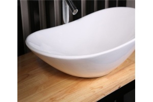 Раковина накладная CeramaLux N 61.5 см белый (7811А) - 3