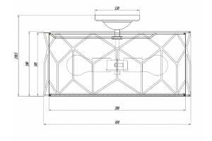 Потолочный светильник Maytoni Messina H223-PL-03-G - 3