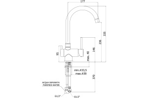 Смеситель Paffoni Stick SK190CR для кухонной мойки - 2