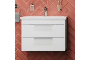 Тумба с раковиной STWORKI Копенгаген 70 белая