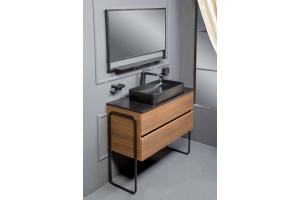 Мебельная раковина Armadi Art Vallessi 875, черная - 3