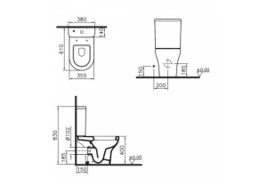 Унитаз-компакт VitrA Zentrum с микролифтом - 2