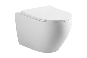 Подвесной унитаз Vincea Esse белый матовый с сиденьем микролифт