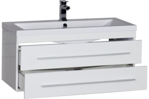 Мебель для ванной Aquanet Нота 90 белая - 2