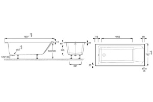 E6342-00 панель ODEON UP боковая /80х54/ (бел) - 2
