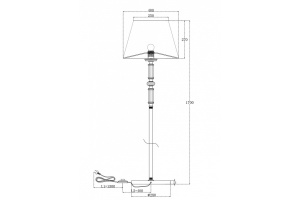 Торшер Maytoni Riverside MOD018FL-01CH - 3