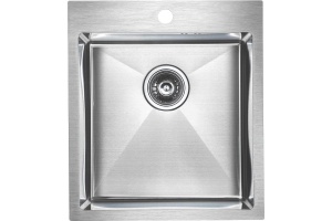 Мойка кухонная Paulmark Favore 45 брашированная сталь