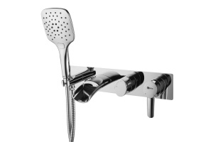 Смеситель Lemark Atlantiss LM3224C С ВНУТРЕННЕЙ ЧАСТЬЮ, для ванны с душем