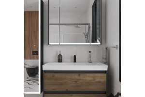 Смеситель для раковины DIWO Смоленск SM-02b черный - 2