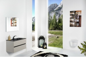 Тумба под раковину Armadi Art Vallessi 100 бежевый матовый - 3