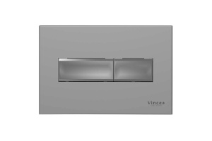 Кнопка смыва Vincea Line серый матовый