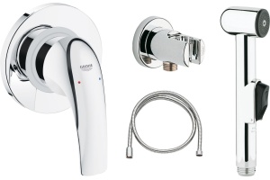 Гигиенический душ Grohe BauCurve со смесителем 123072