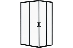 Душевой уголок Royal Bath HPD 120х80 профиль черный стекло матовое
