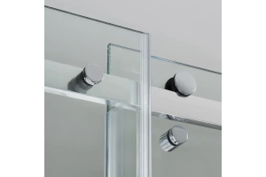 Душевой уголок Wasserkraft Vils 100x100 профиль хром стекло прозрачное - 3