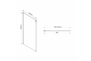 Душевой уголок Vincea Como 120х90 хром стекло тонированное - 2