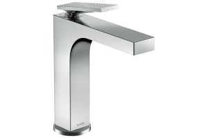 AX Citterio Смеситель для раковины 160, с незап. сливом, с текстурой, хром