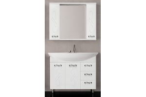 Зеркало-шкаф Style Line Венеция 90/С белый - 2