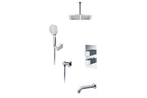 A171568 Thermo Встраиваемый комплект для ванны с верхней душевой