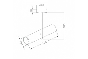Спот Maytoni Elti C020CL-01GB - 2