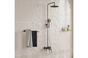 Душевая стойка Wasserkraft никель - 3