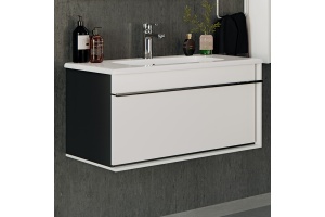Тумба для комплекта Roca Aneto 80 белая, черная
