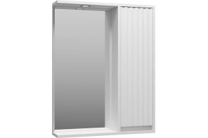 Зеркало Brevita Balaton 65 R, белое (BAL-04065-01-П) - 2