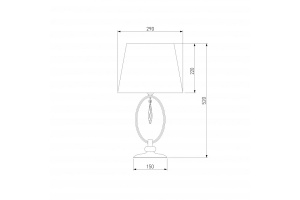 Настольная лампа декоративная Eurosvet Madera 01055/1 хром/прозрачный хрусталь Strotskis - 3