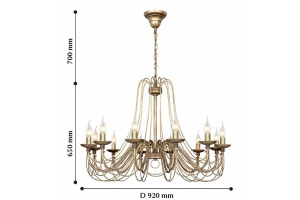 Подвесная люстра F-promo Chateau 2163-12P - 2