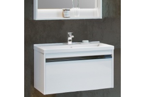 Комплект мебели Aquaton Капри 80 белый глянцевый - 2