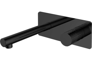 Смеситель для раковины Boheme Stick black diamond black, черный (125-BB)