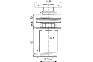 Смеситель для раковины Rav Slezak Morava retro белый - хром - 3