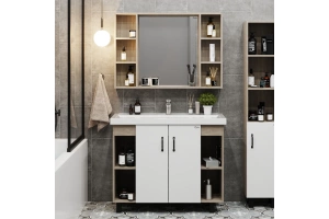 Комплект мебели Onika Тимбер 100 белый матовый - светлое дерево