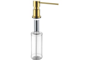 Дозатор для моющего средства Paulmark Kraft золото