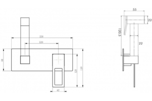 Гигиенический душ Boheme Q со смесителем белый - хром - 2