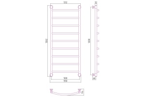 Полотенцесушитель водяной ДР 
