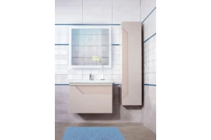 Шкаф-пенал Бриклаер Брайтон глиняный серый (4627125415753) - 2