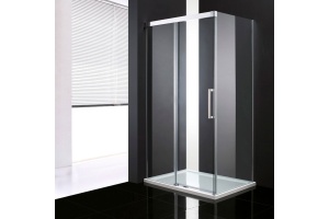 Душевой уголок Cezares Premier soft 120х90 хром стекло прозрачное