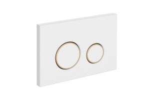 Кнопка TWINS для LINK PRO/VECTOR/LINK/HI-TEC пластик белый матовый с рамкой