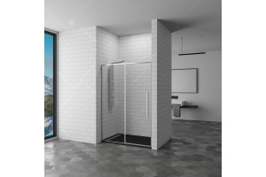 Душевая дверь RGW Stilvoll SV-12 130х195 профиль хром стекло прозрачное