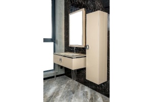 Тумба под раковину Armadi Art Lucido 100 бежевый - 3