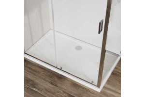Душевой уголок Vincea City 120х90 профиль хром стекло прозрачное - 2