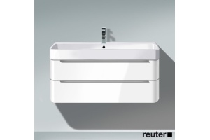 Тумба для комплекта Duravit Happy D.2 80, подвесная, белая глянцевая - 3